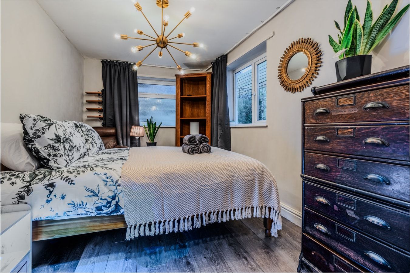 A furnished home used in the sample portfolio
